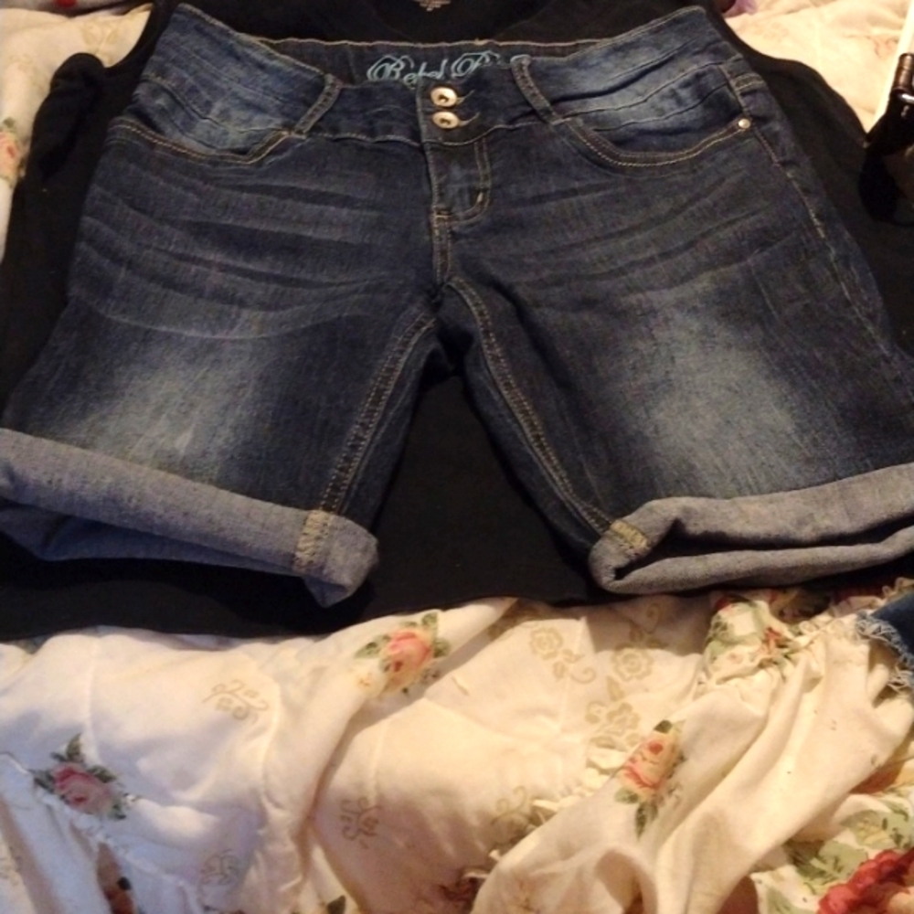 Jean shorts. Size 5. Slightly worn if ever worn
